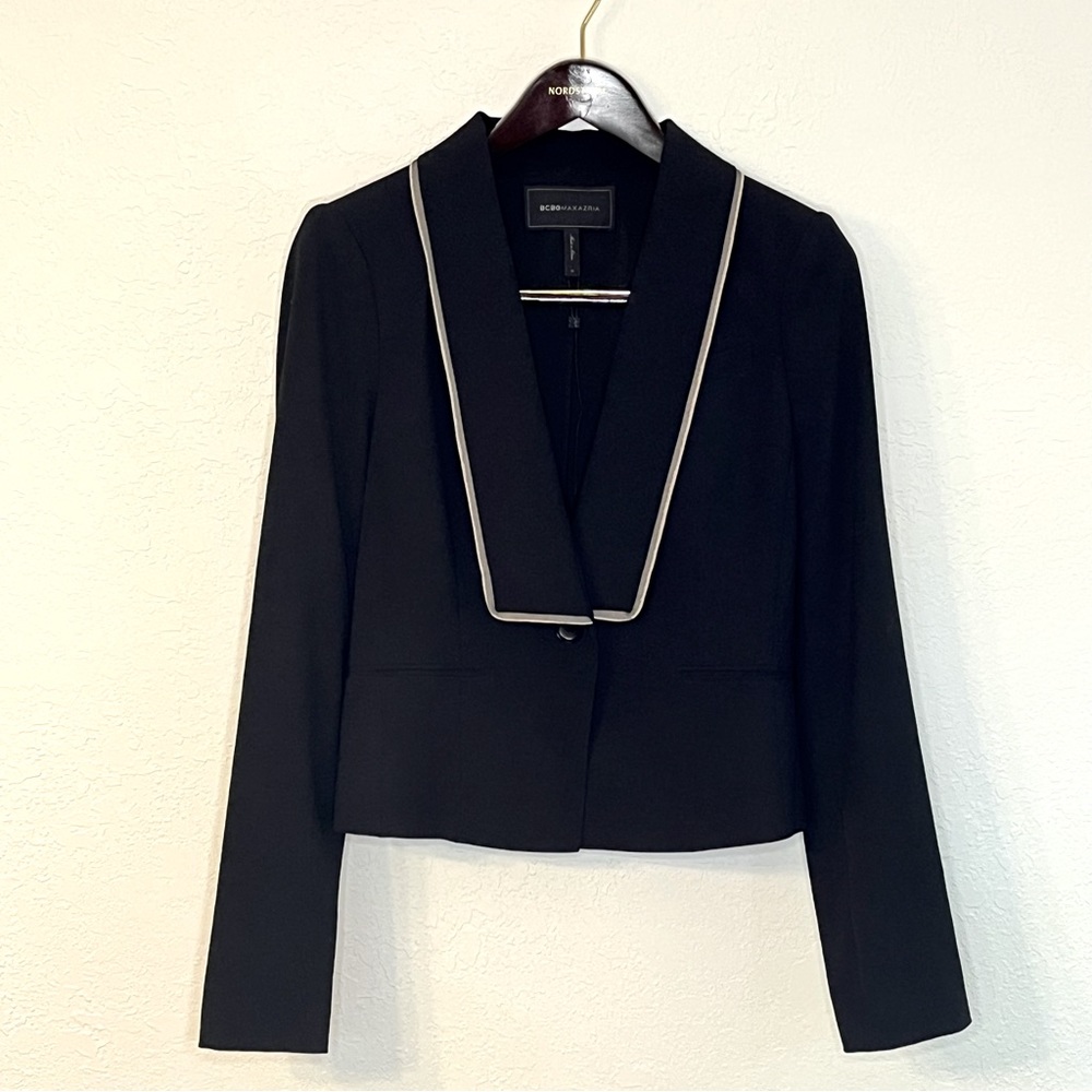 BCBGMaxAzria - James Black Blazer, Size M
